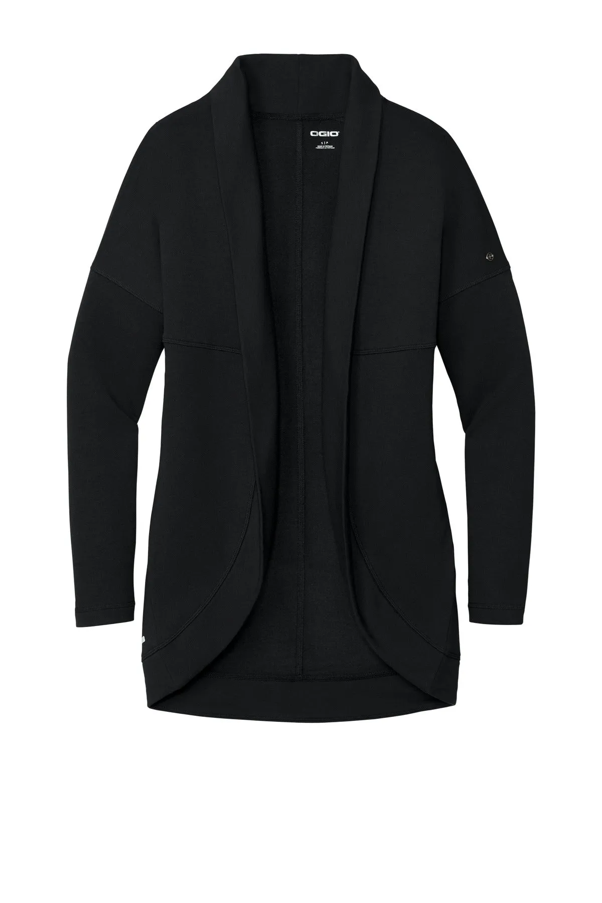 OGIO Women's Luuma Cocoon Fleece. LOG811 Blacktop