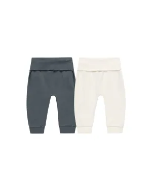 ORGANIC Baby Pant Set || Indigo, Ivory