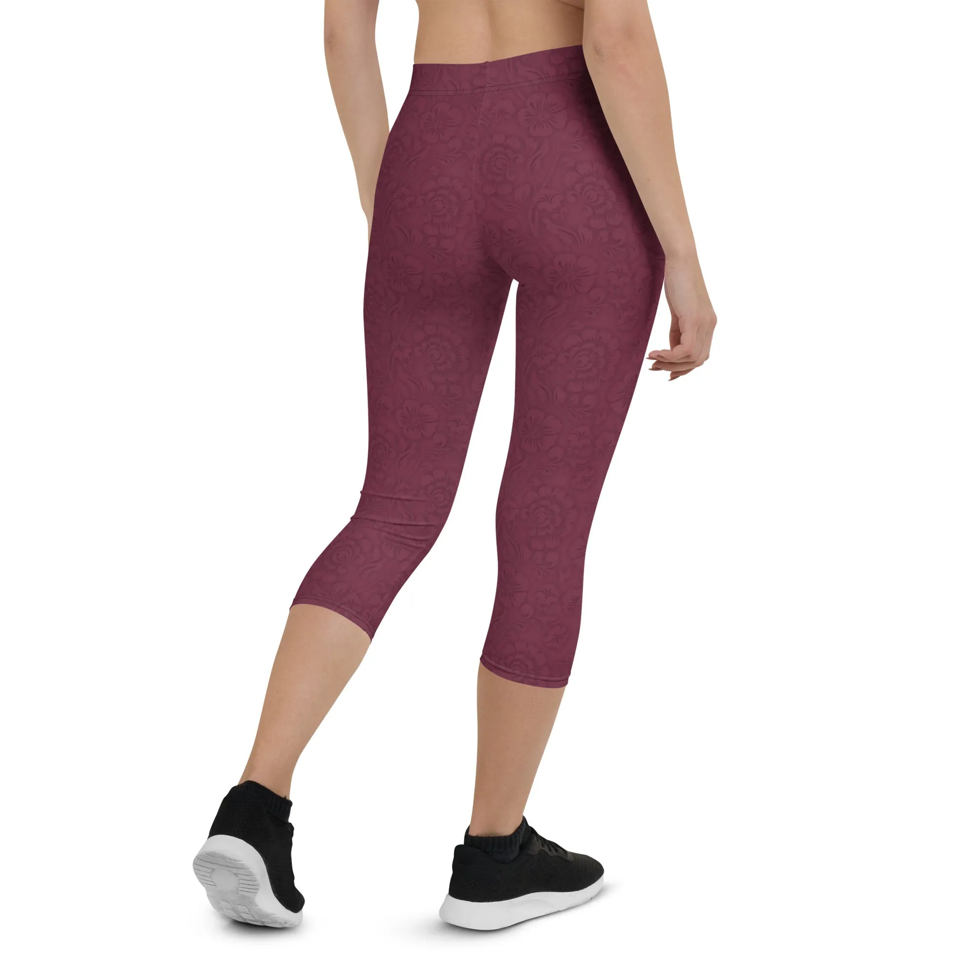 Ornate Rococo Patterned Capris