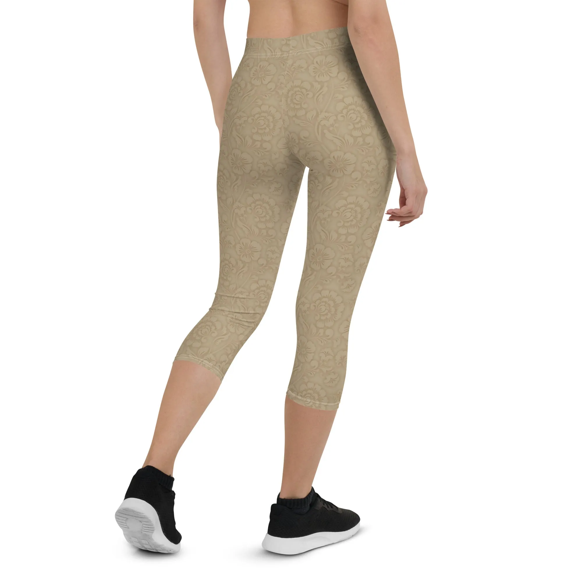Ornate Rococo Patterned Capris