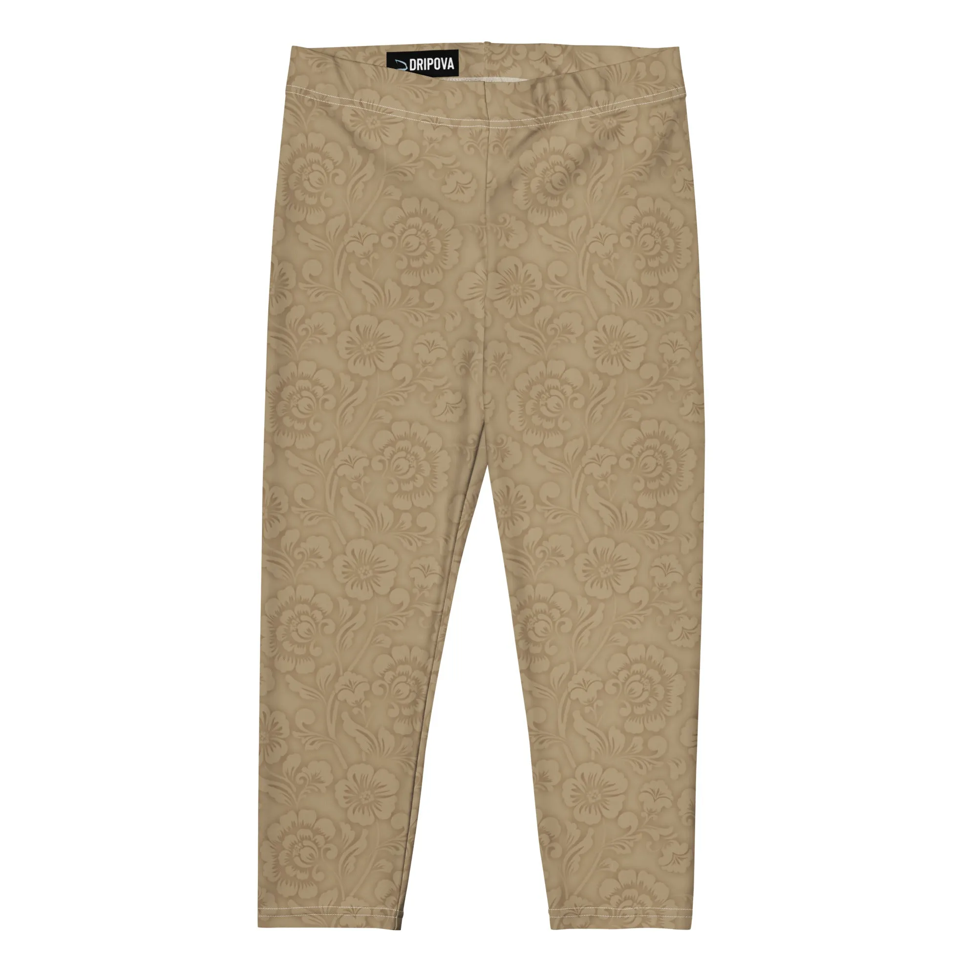 Ornate Rococo Patterned Capris