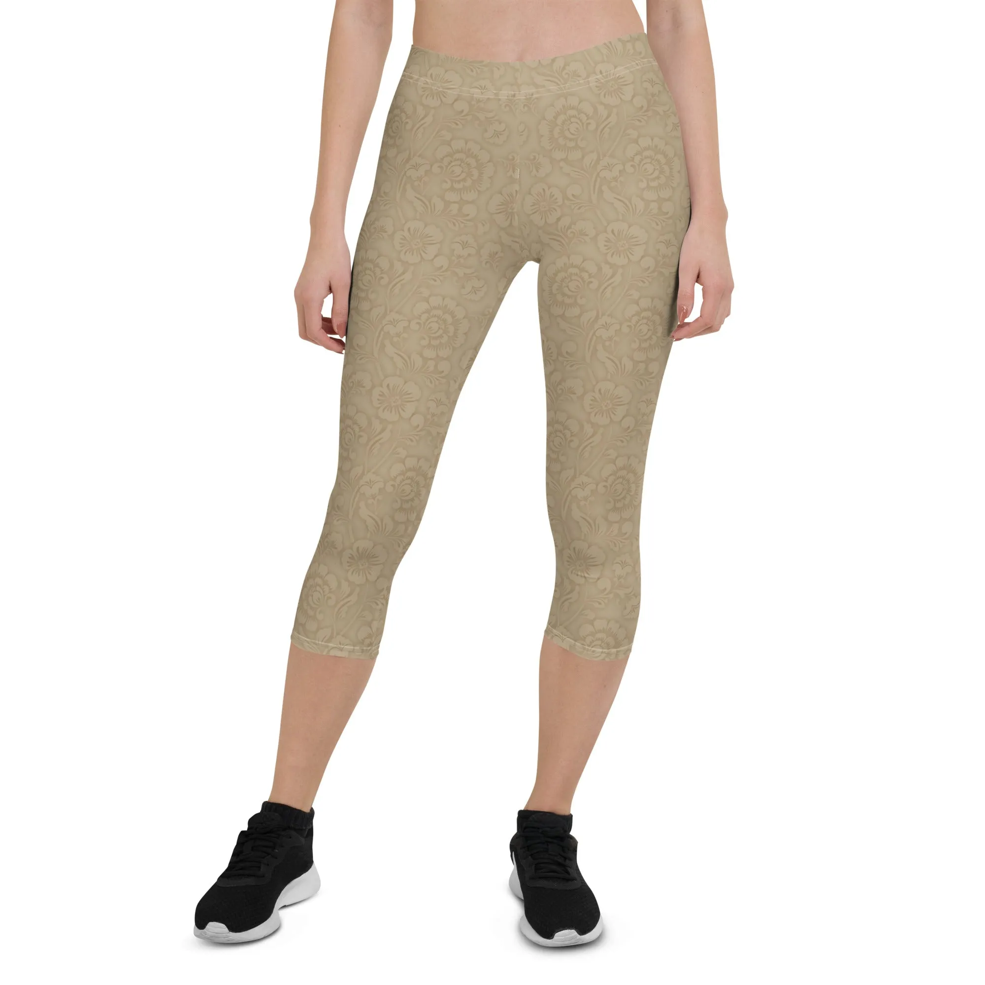 Ornate Rococo Patterned Capris