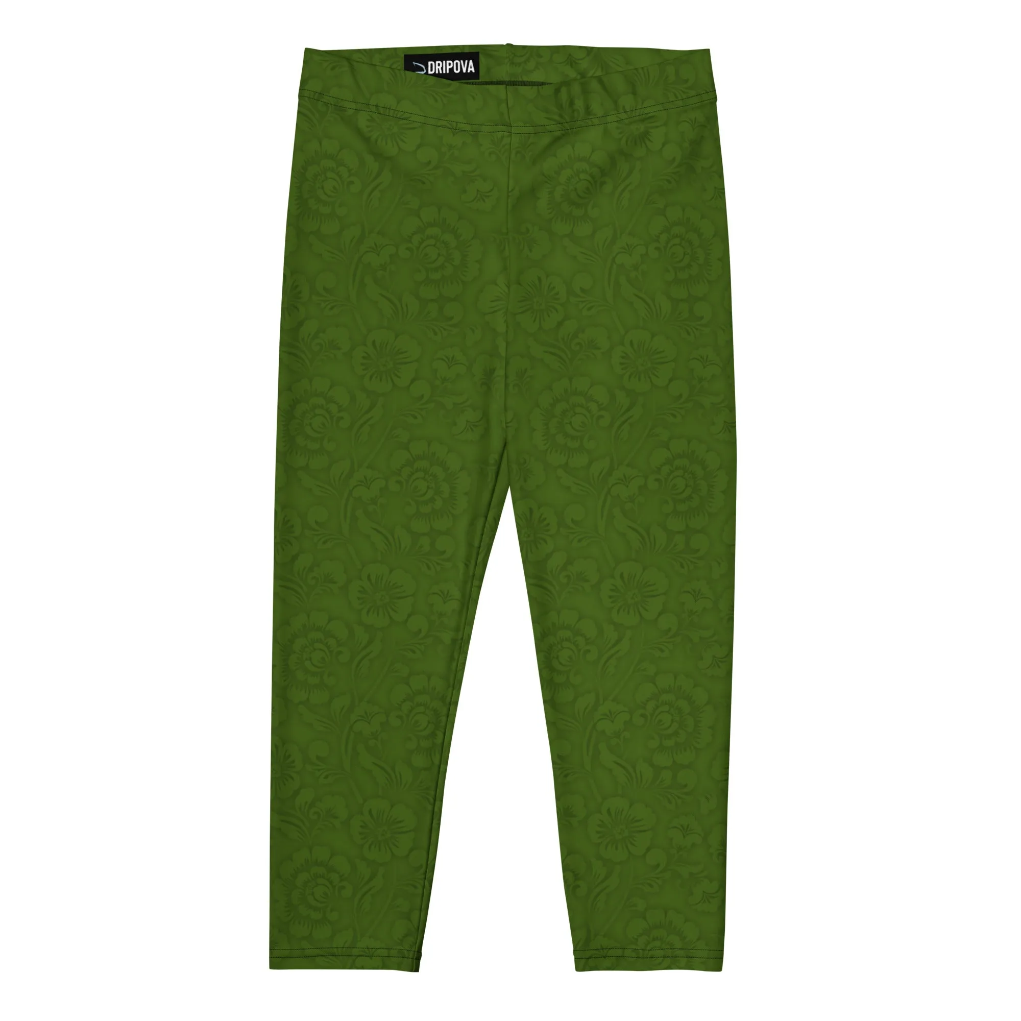 Ornate Rococo Patterned Capris