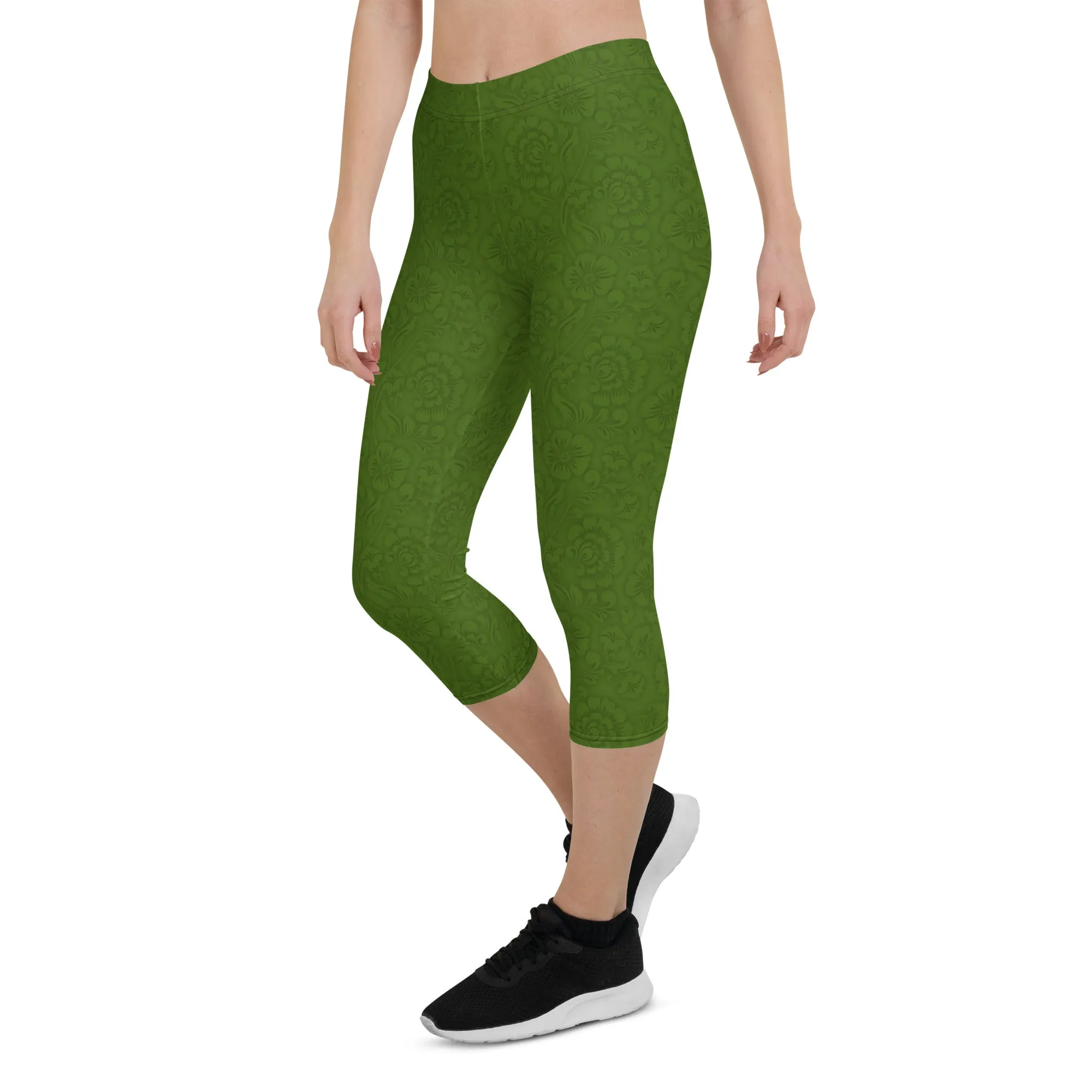 Ornate Rococo Patterned Capris