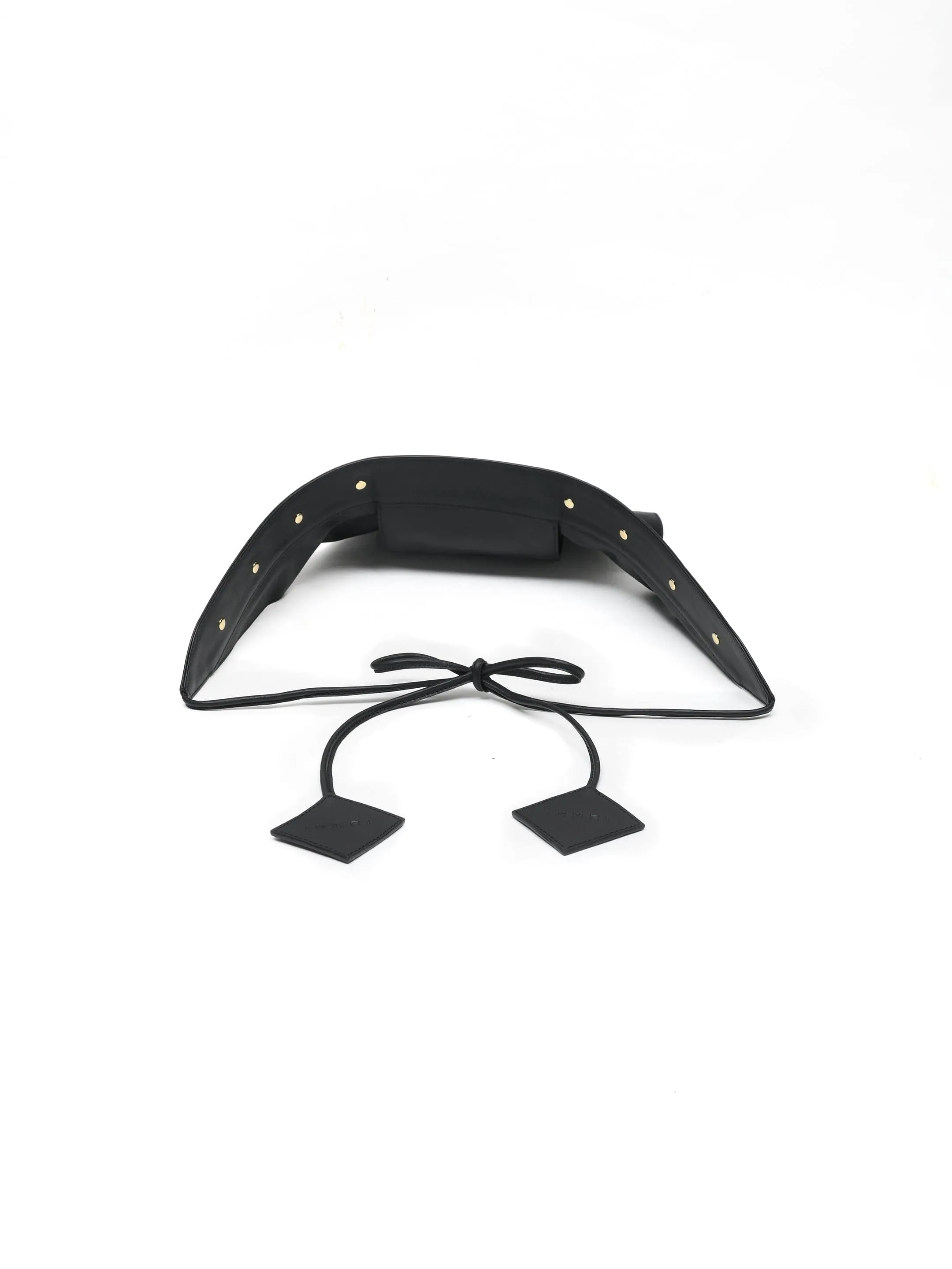 Peplum Pocket Belt In Black