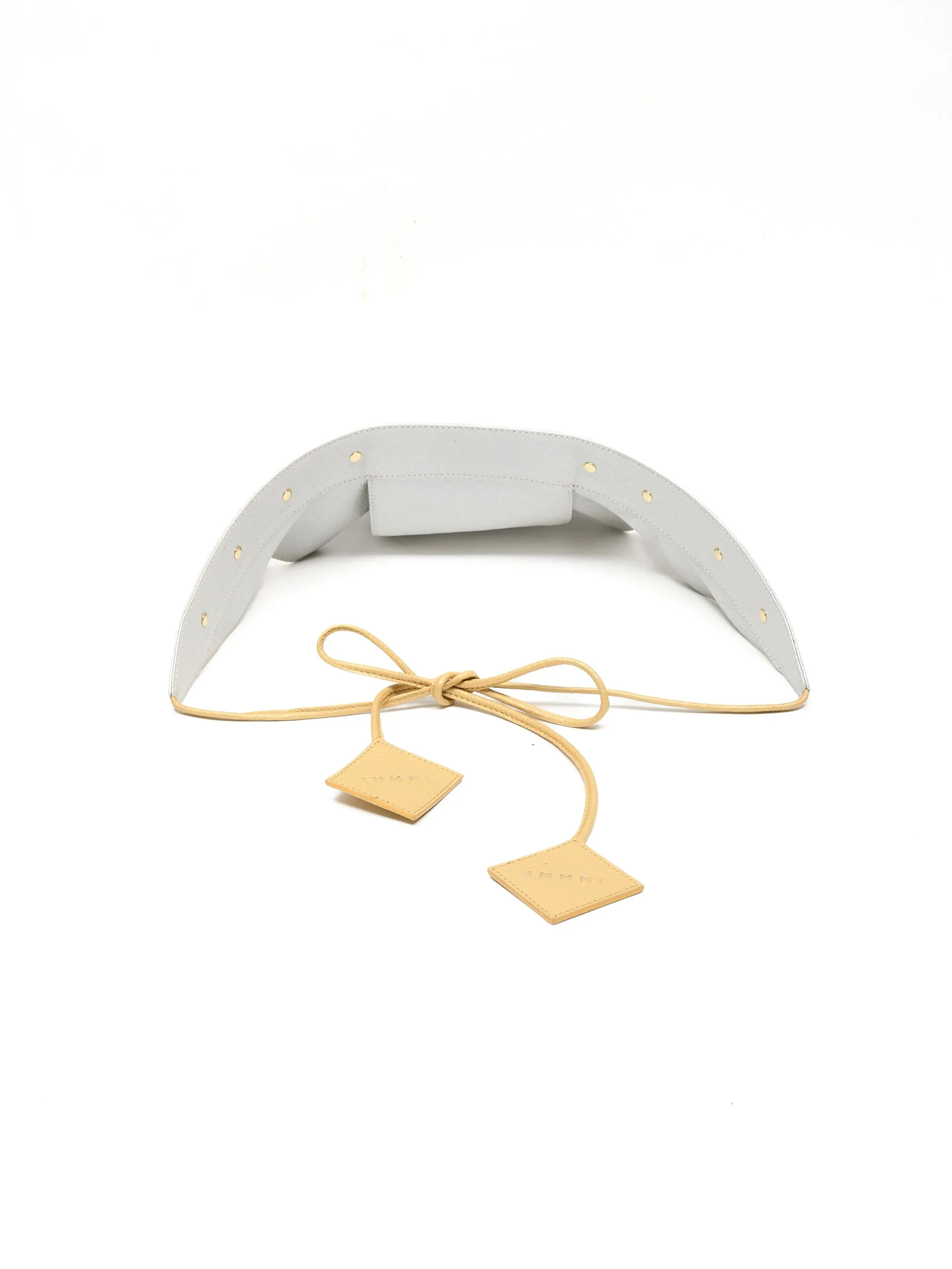 Peplum Pocket Belt In Gold And Silver