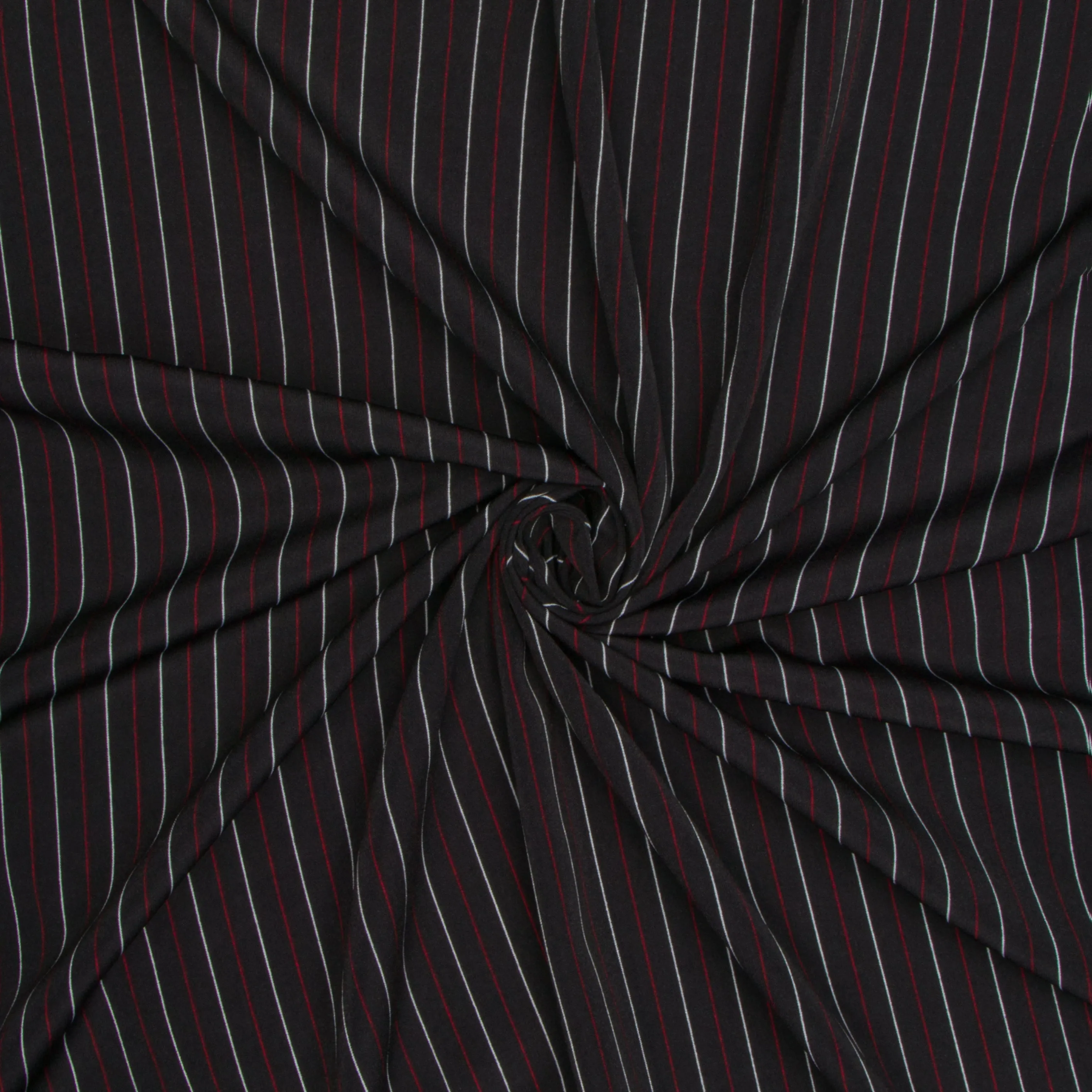 Pin Stripe Red / White Fabric