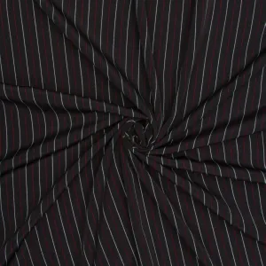 Pin Stripe Red / White Fabric