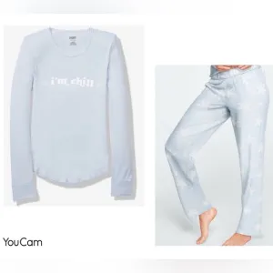 Pink 2019 Cozy Sleep Set - snowflake graphic long sleeve shirt &amp; pants