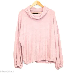 Pink Ballistic Mesh Slouchy Sweater (F21)