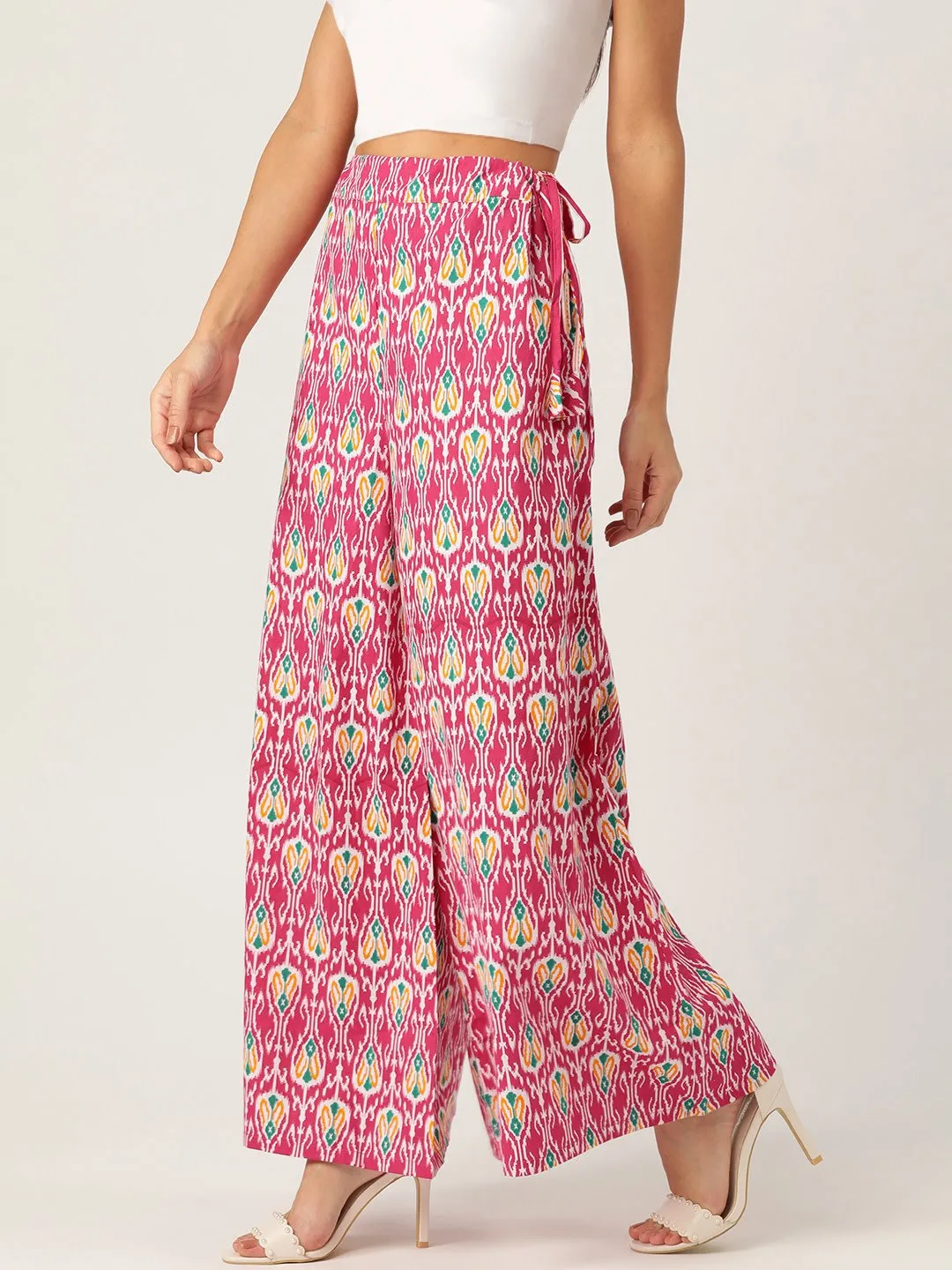 PINK PRINTED PALAZZO