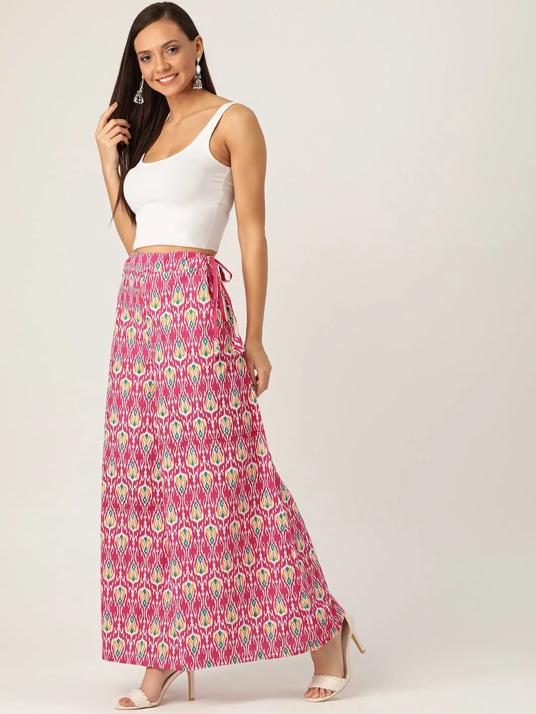 PINK PRINTED PALAZZO