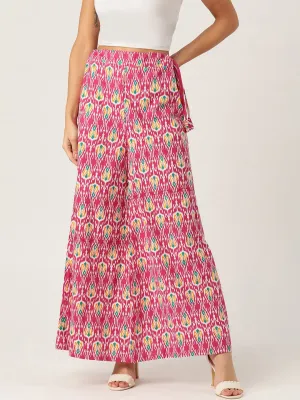 PINK PRINTED PALAZZO
