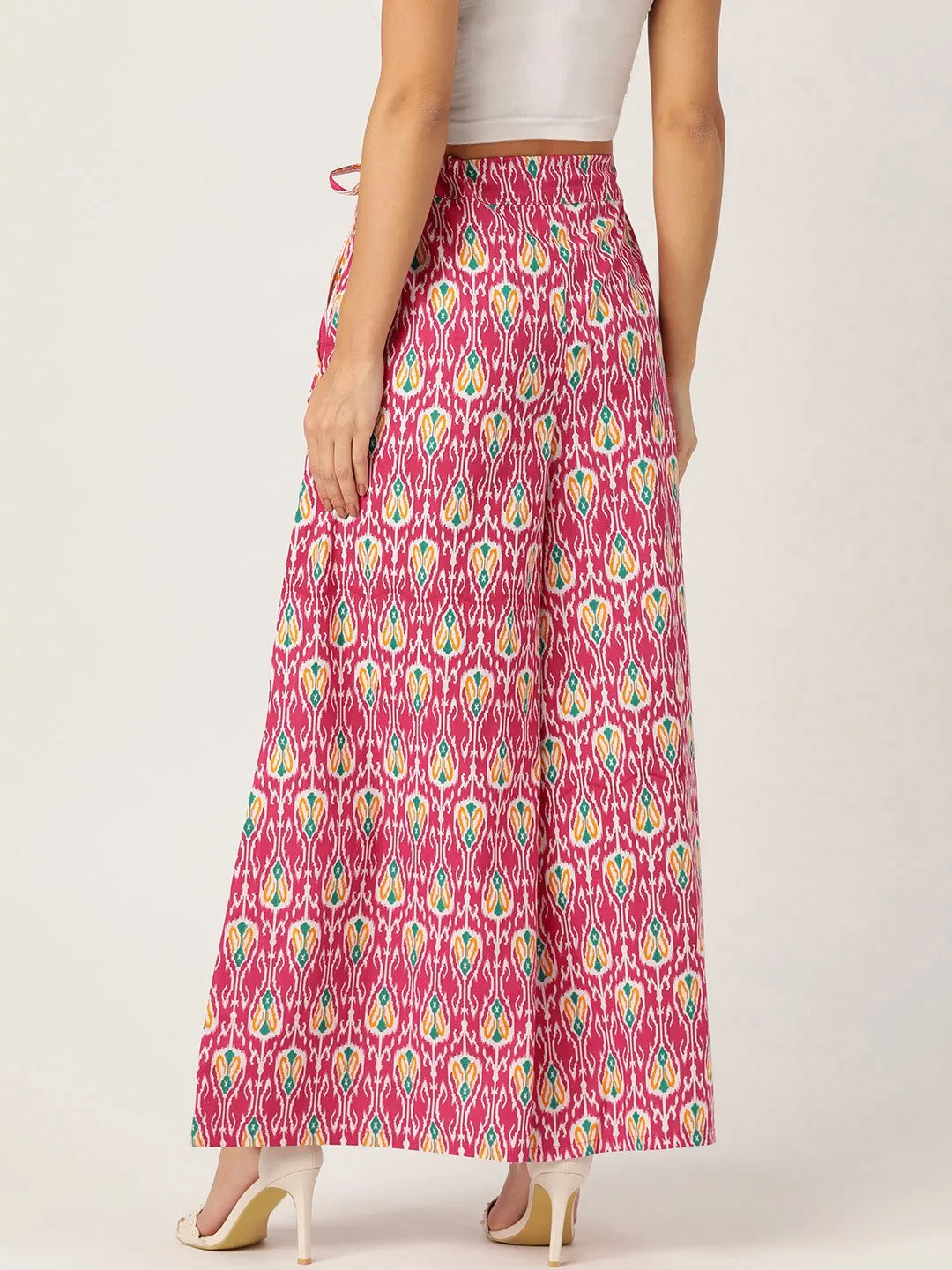 PINK PRINTED PALAZZO
