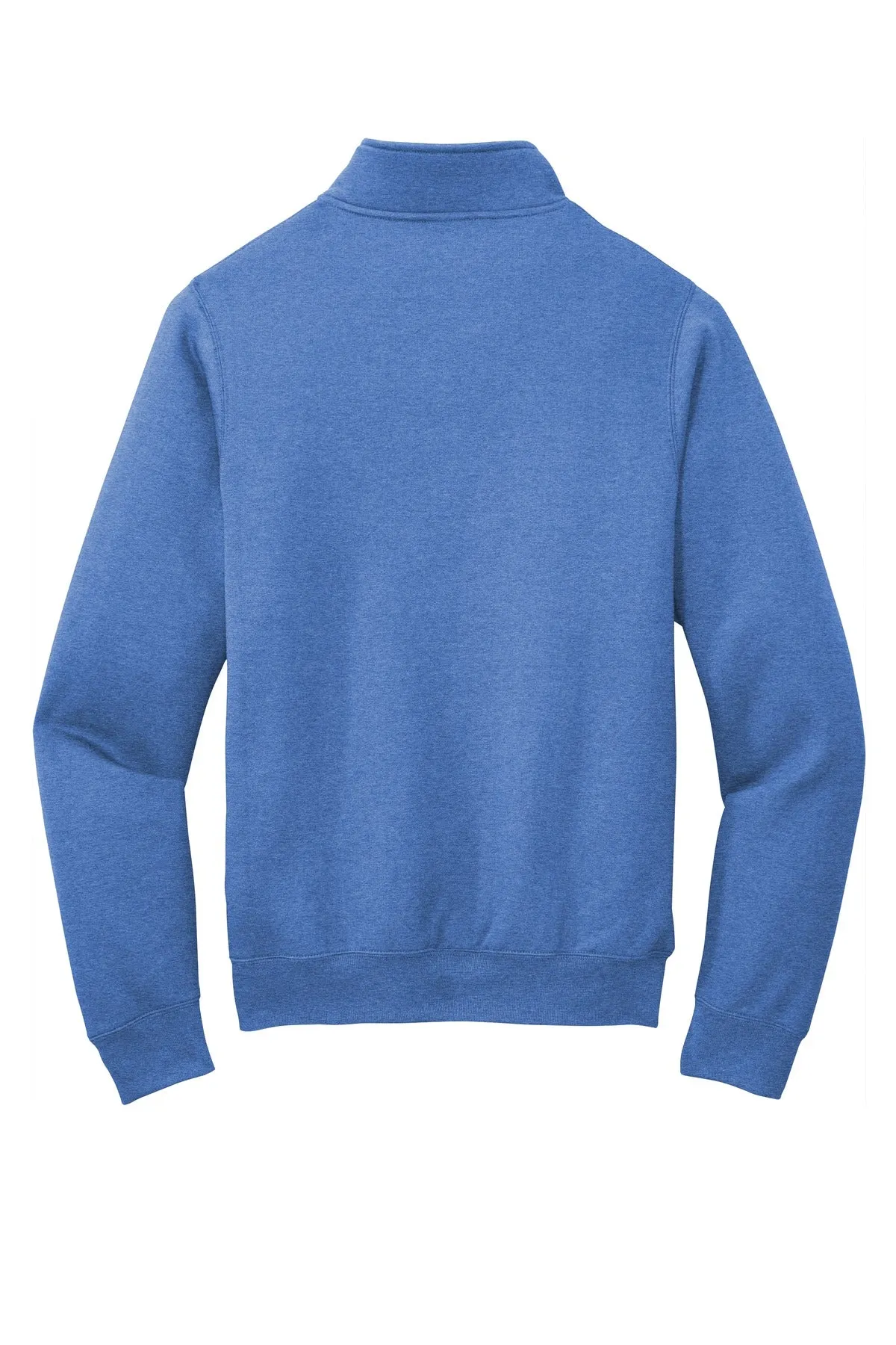Port & Company  Core Fleece 1/4-Zip Pullover Sweatshirt PC78Q Heather Royal