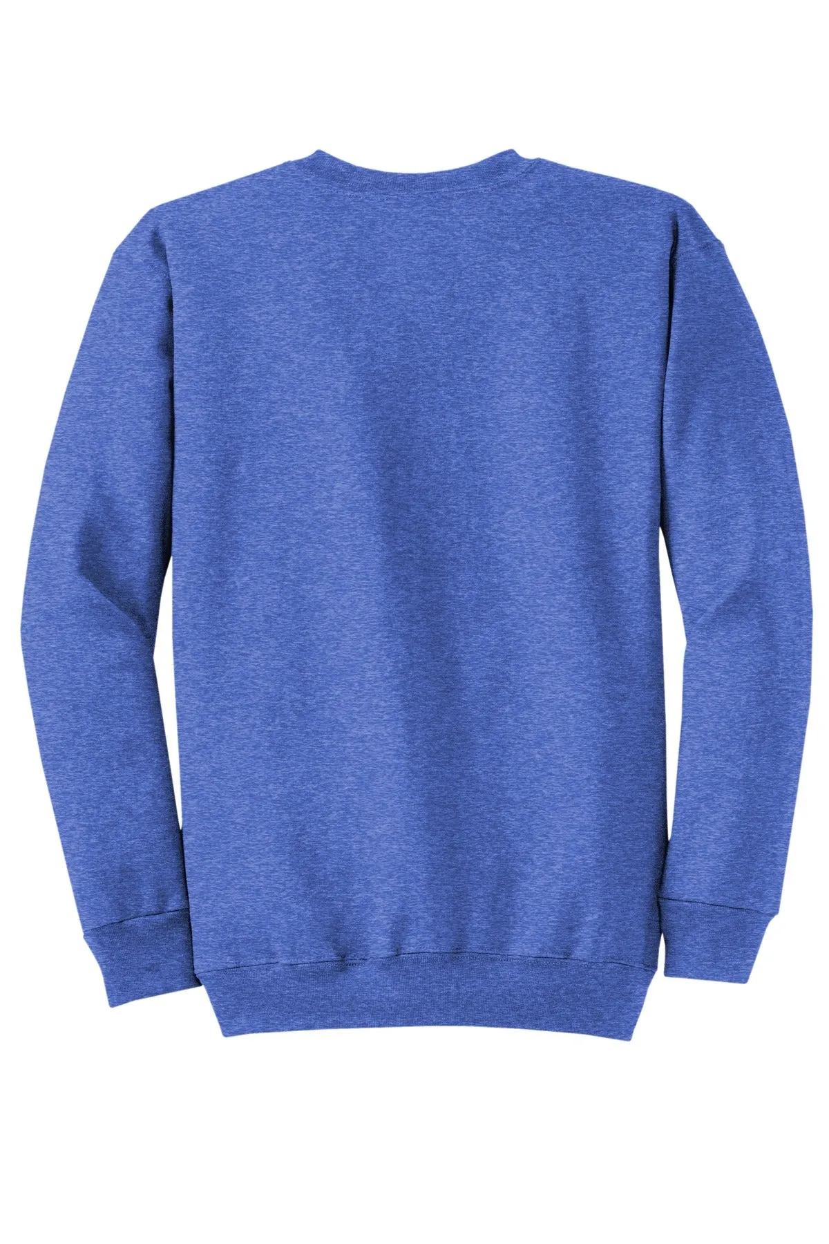 Port & Company Core Fleece Crewneck Sweatshirt. PC78 Heather Royal