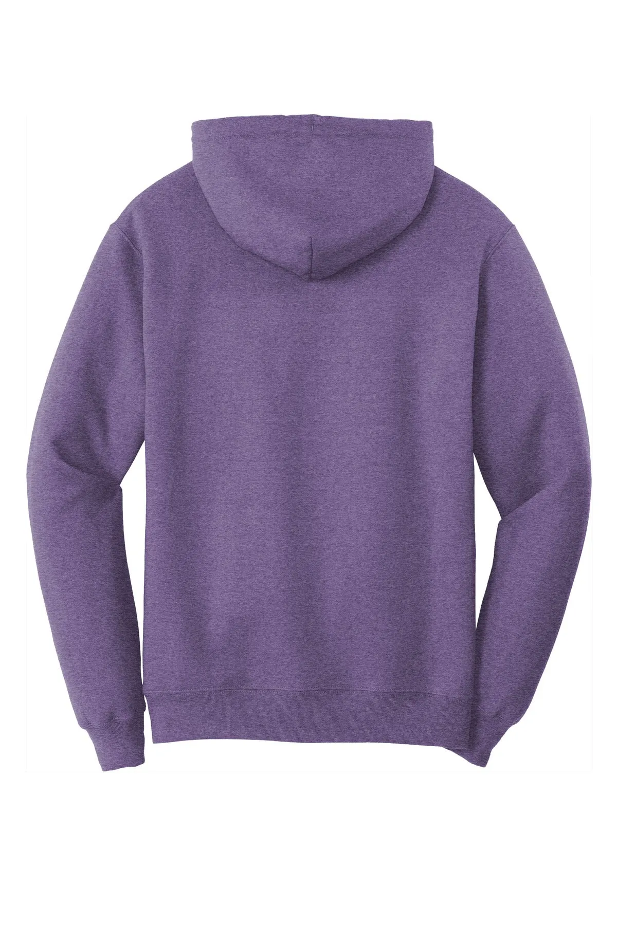 Port & Company Core Fleece Pullover Hooded Sweatshirt. PC78H Heather Purple