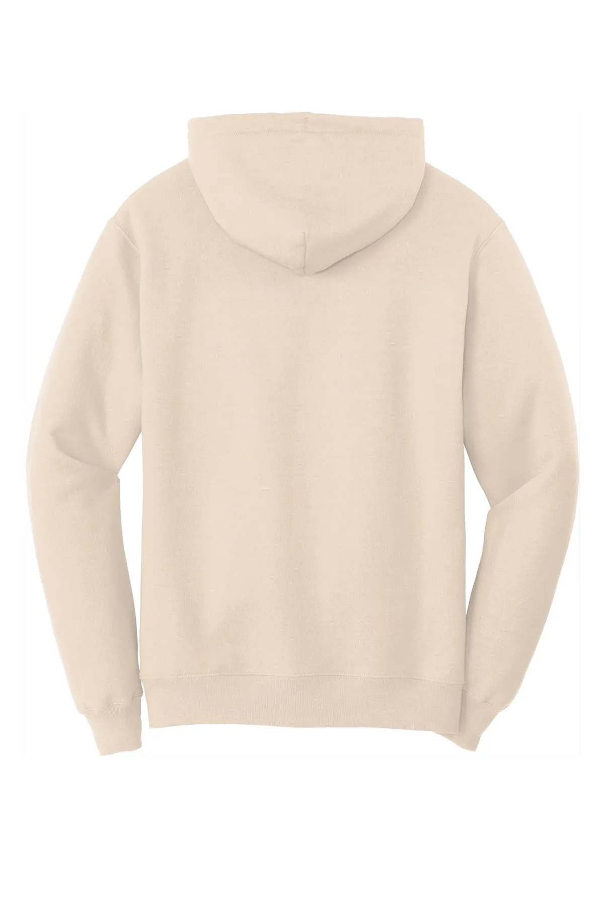 Port & Company Core Fleece Pullover Hooded Sweatshirt. PC78H Natural