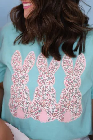 PRE-ORDER Three Floral Bunnies Youth