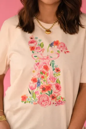 PRE-ORDER Wildflower Bow Bunny Tee Youth