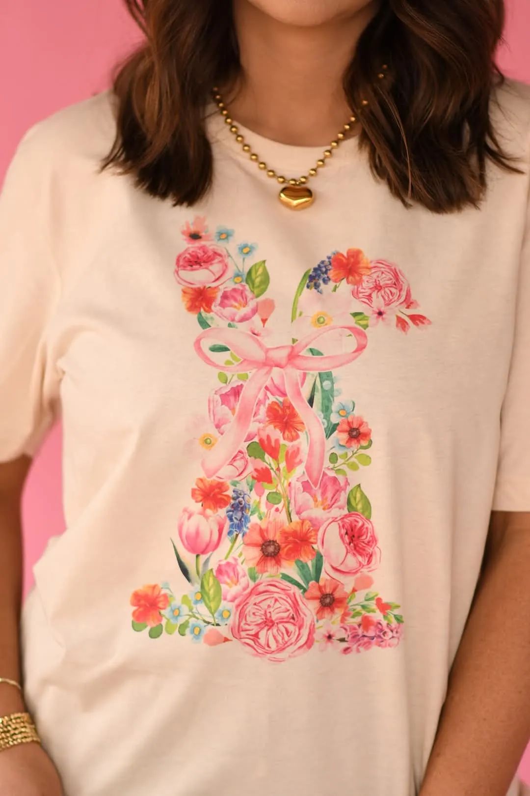 PRE-ORDER Wildflower Bow Bunny Tee Youth