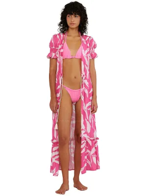 Printed Baggy Sleeves Cover Up ::RET