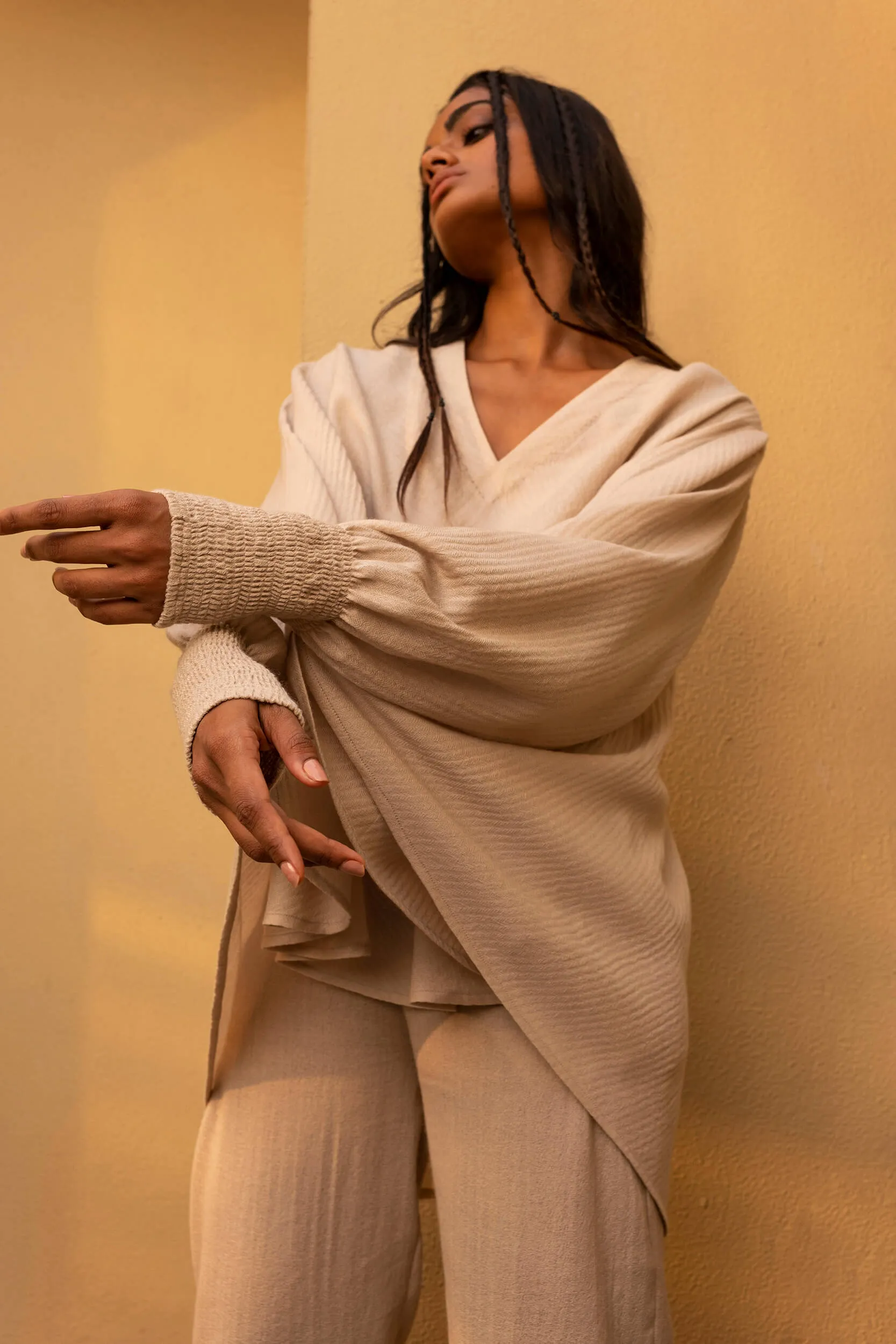 Quito Woollen Top (Natural)