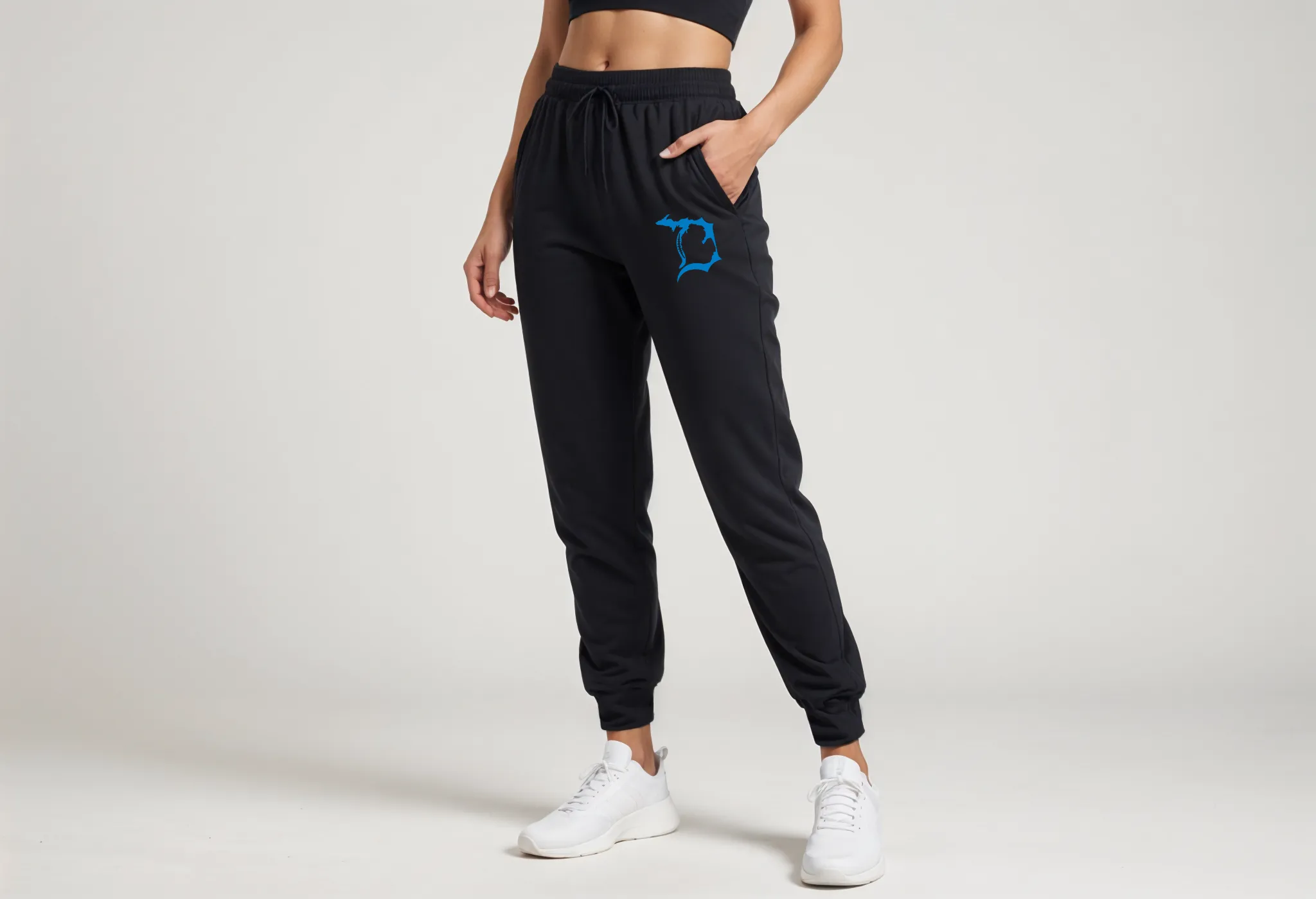 "Football In The D" Ladies' Fitted Joggers