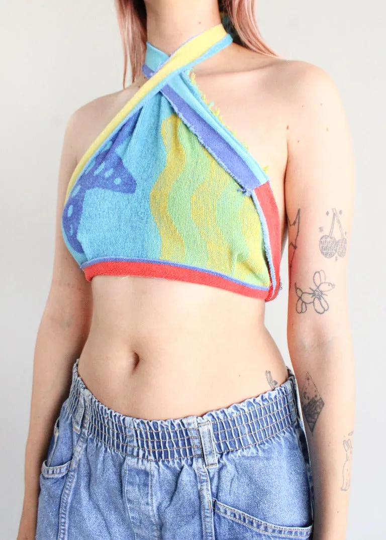 RCYCLD Terry Criss Cross Halter