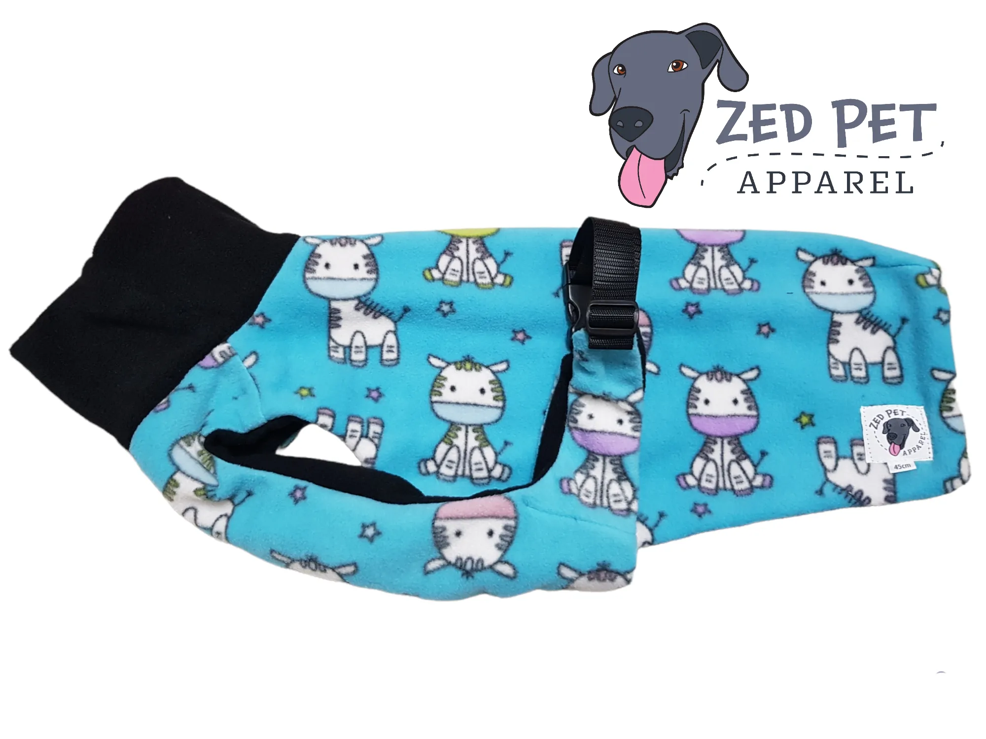 Ready Made Chest Plate Style Dog Coat - Small (40 & 45cm)