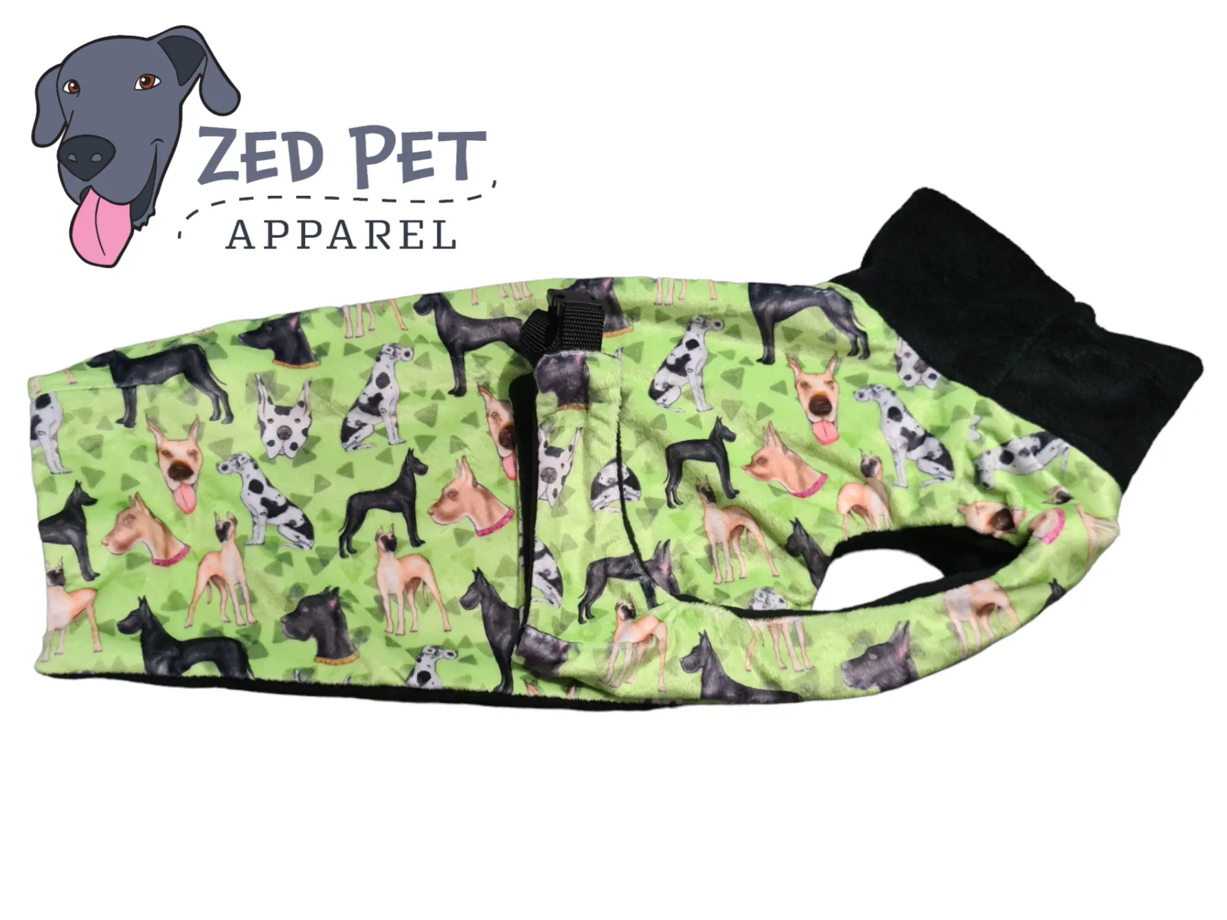 Ready Made Chest Plate Style Dog Coat - Small (40 & 45cm)
