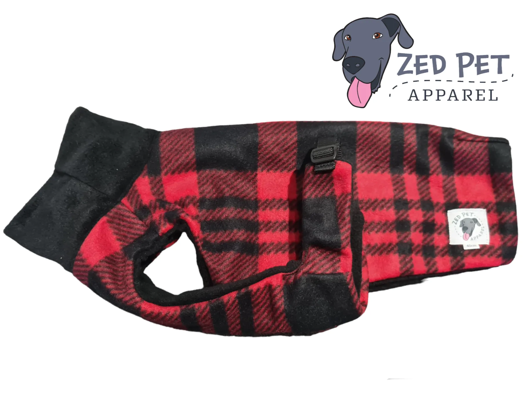 Ready Made Chest Plate Style Dog Coat - Small (40 & 45cm)