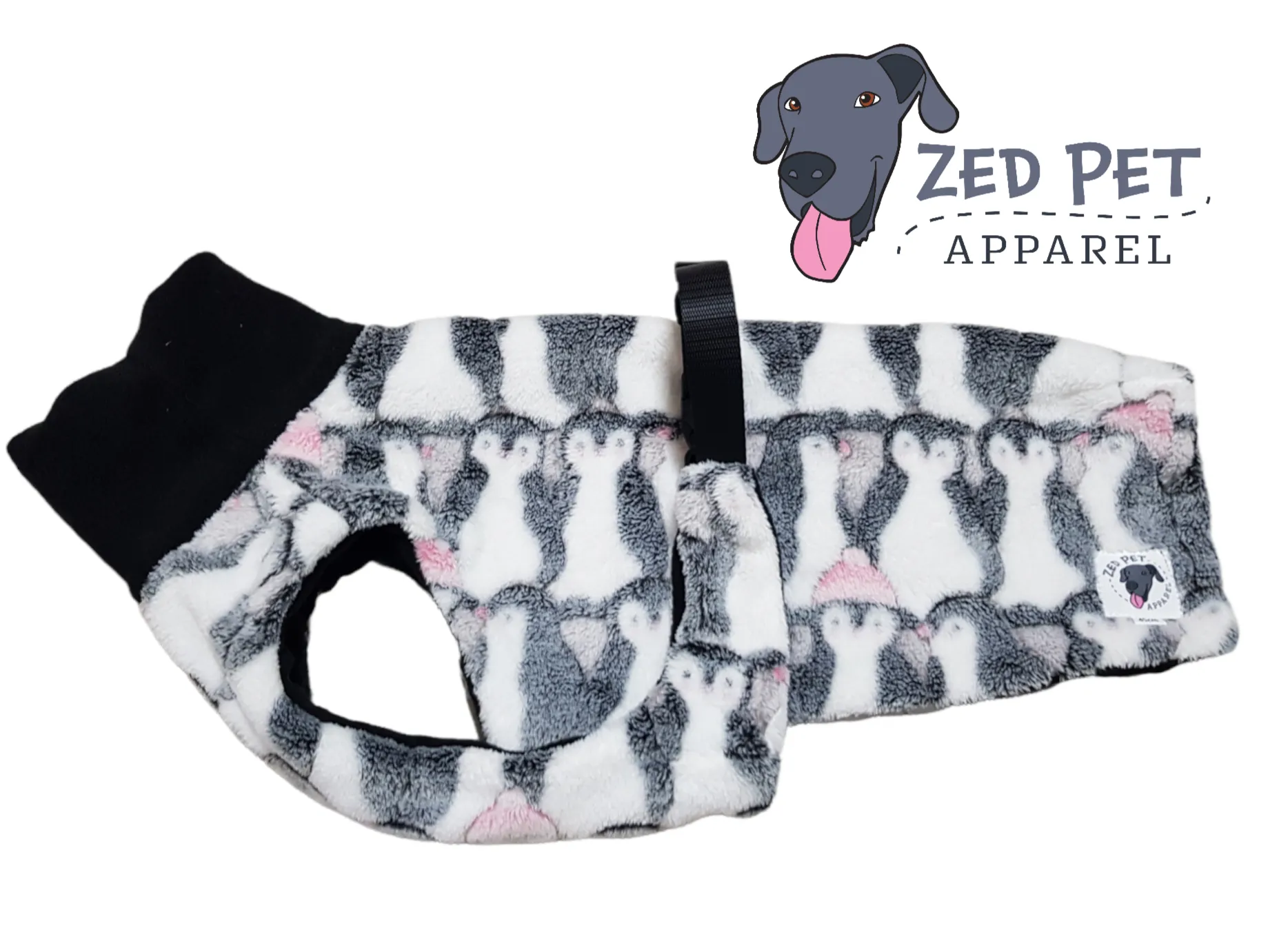 Ready Made Chest Plate Style Dog Coat - Small (40 & 45cm)
