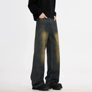 Relaxed Fit Wide-Leg Jeans