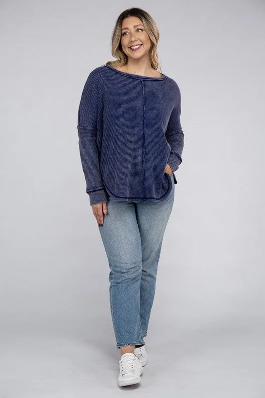 Renee Waffle Top (plus)