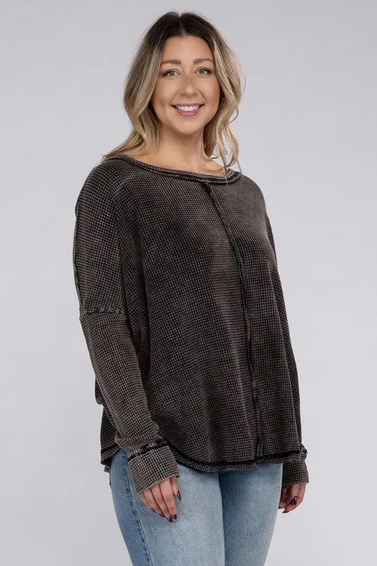Renee Waffle Top (plus)