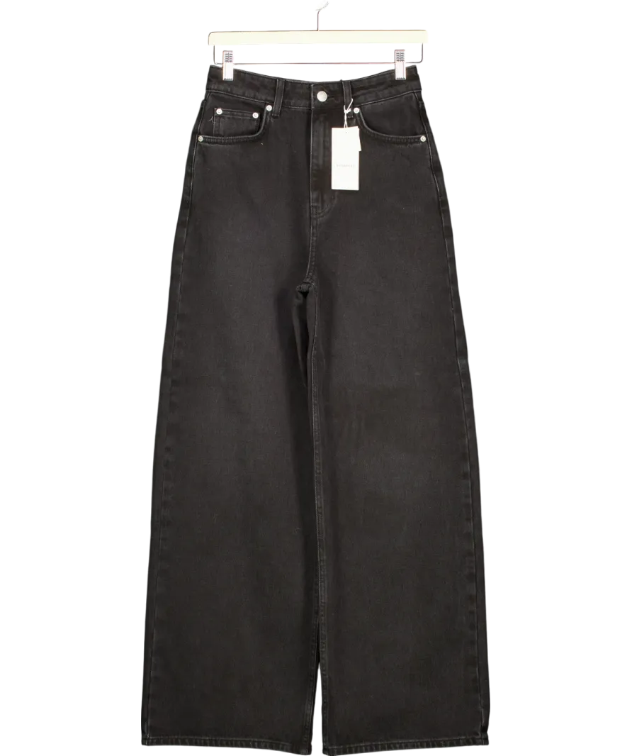 Reserved Black Wide Leg Jeans UK 8