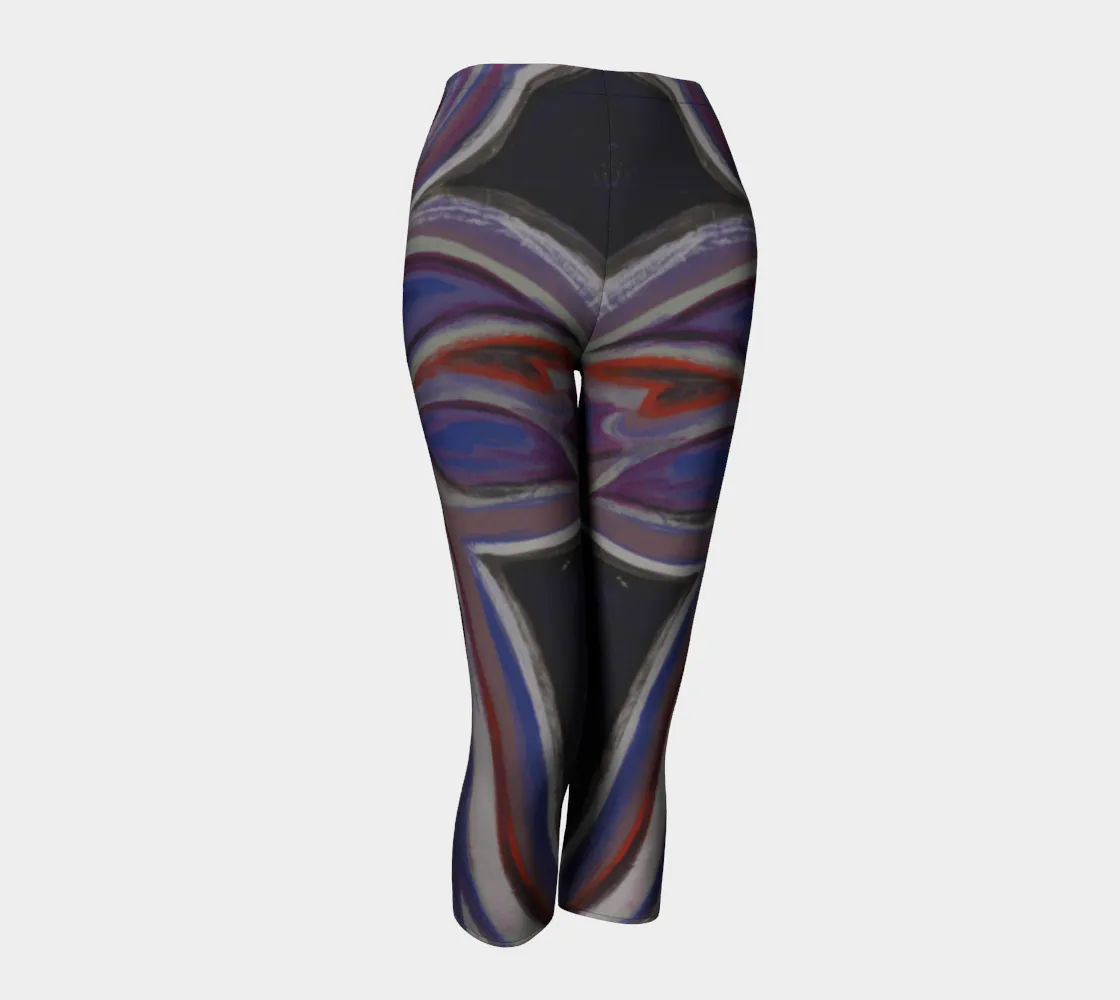 Resurrected Hearts Classic Capris