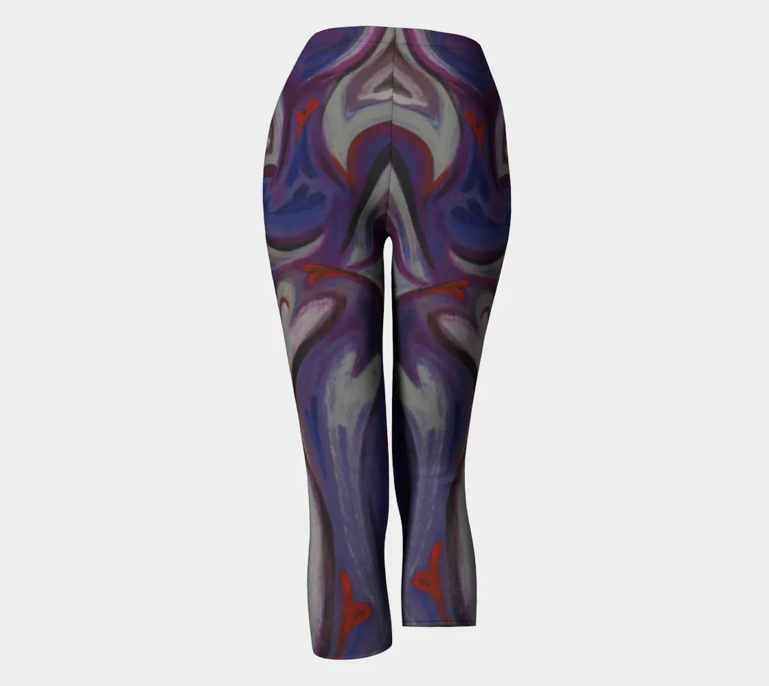 Resurrected Hearts Classic Capris