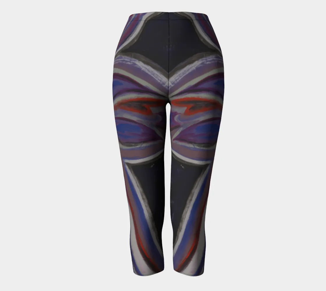 Resurrected Hearts Classic Capris