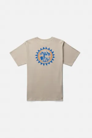Rhythm Swerve Short Sleeve Tee in Moonrock