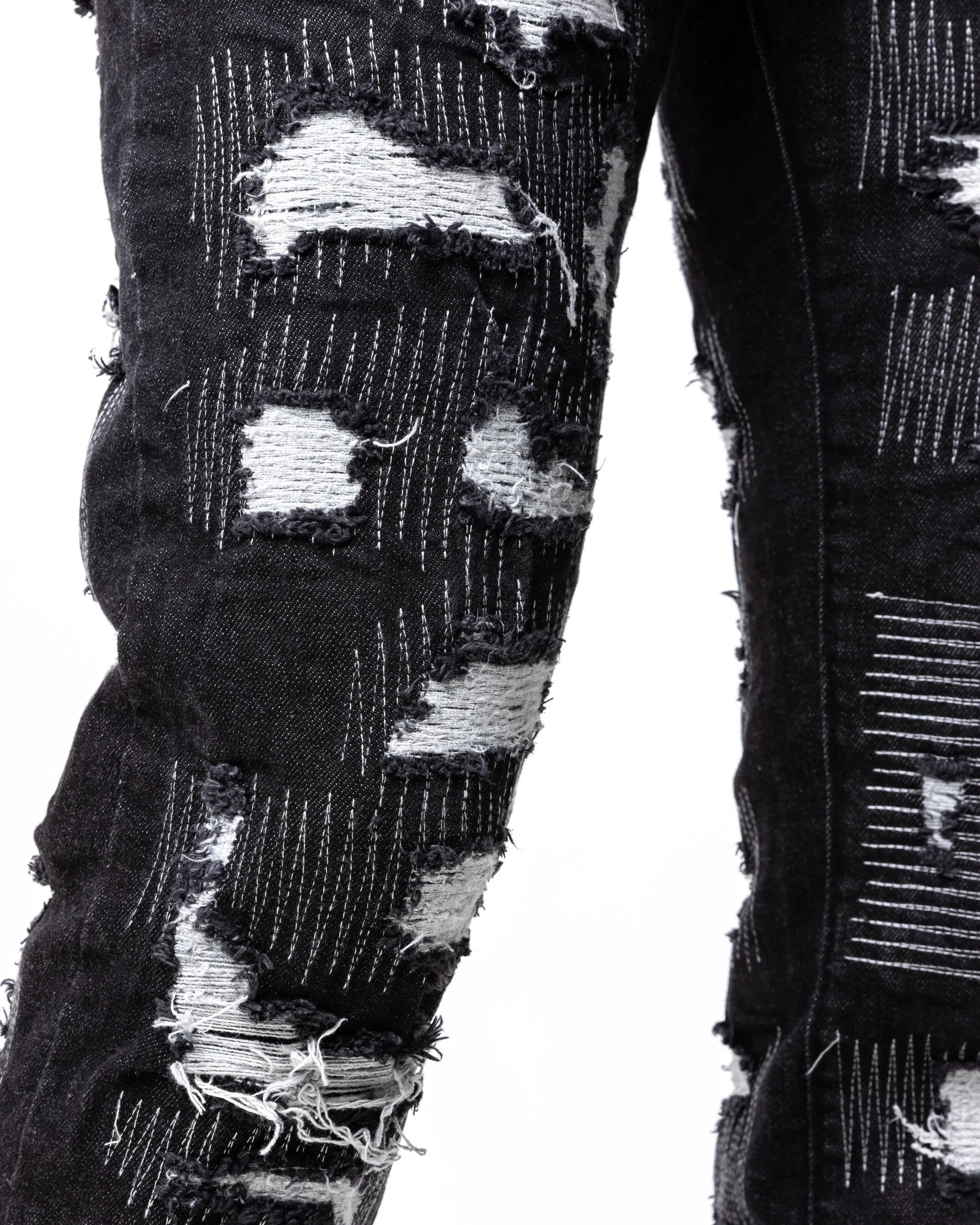 SCAB STACKED DENIM (BLACK GRANITE)