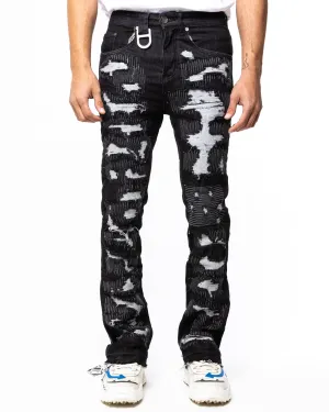 SCAB STACKED DENIM (BLACK GRANITE)