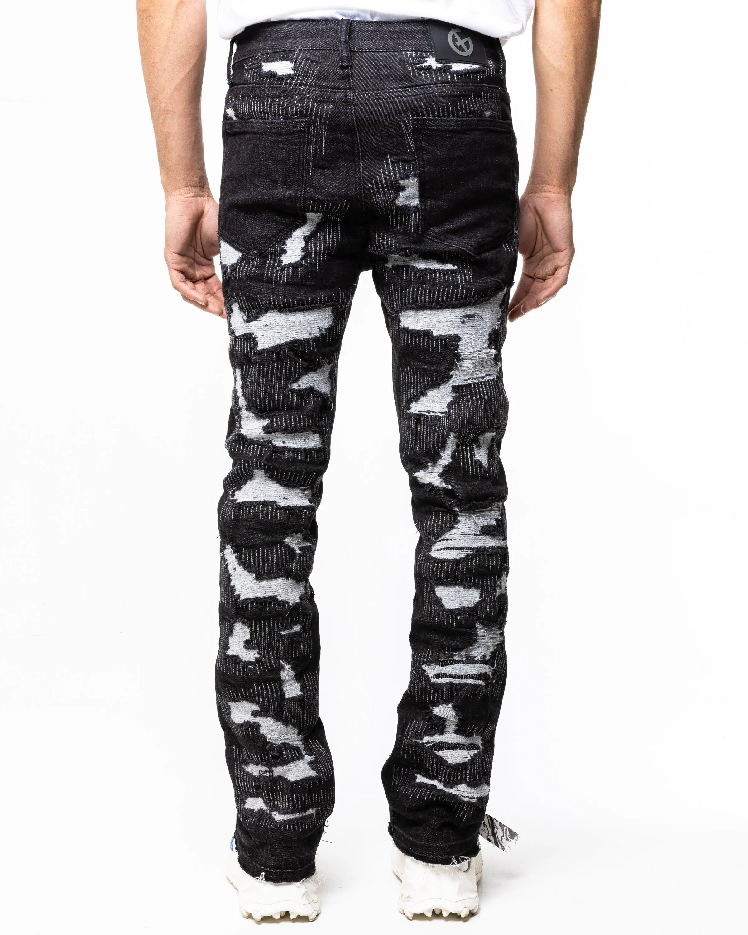 SCAB STACKED DENIM (BLACK GRANITE)