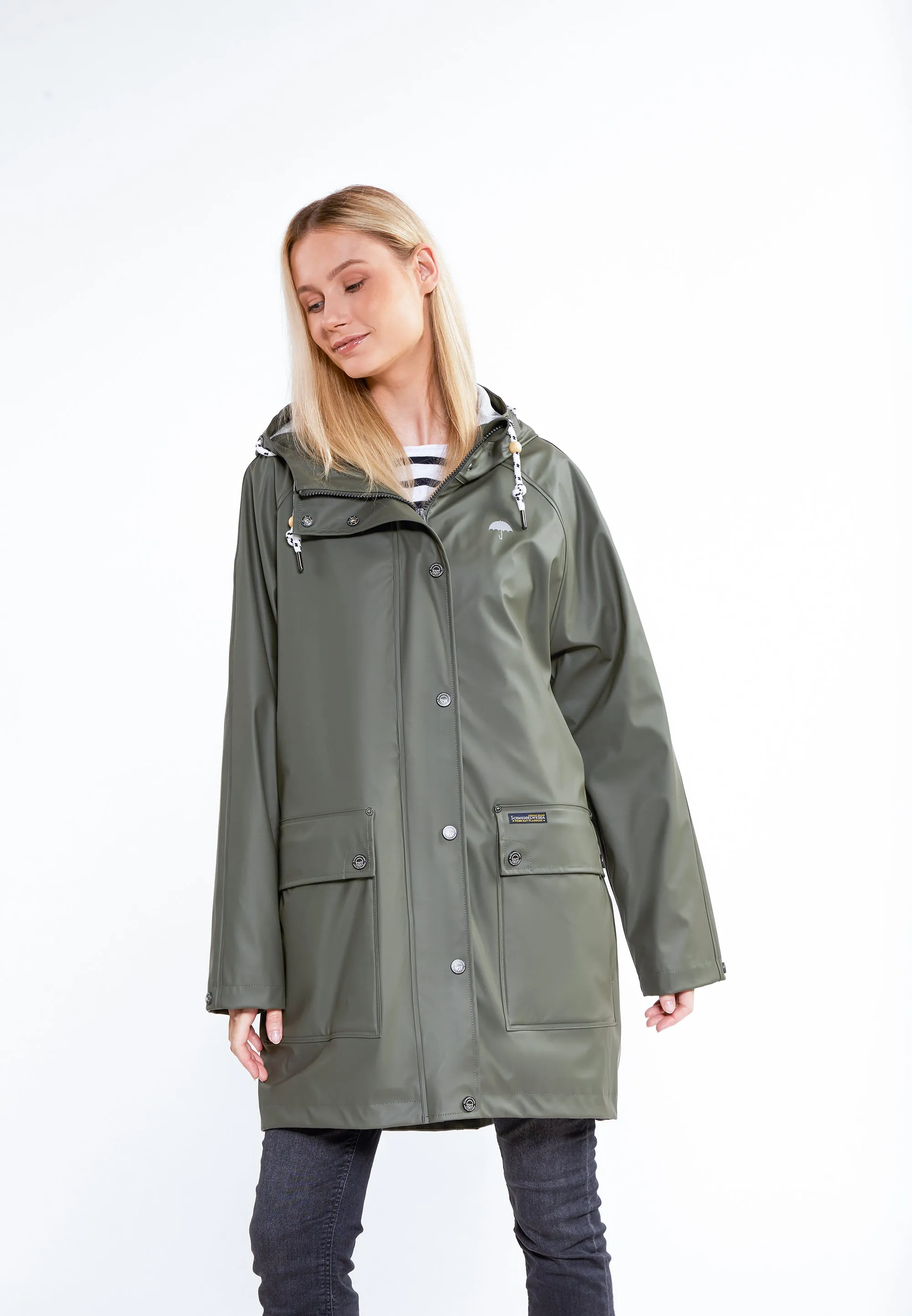 Schmuddelwedda Women's Oversized Raincoat