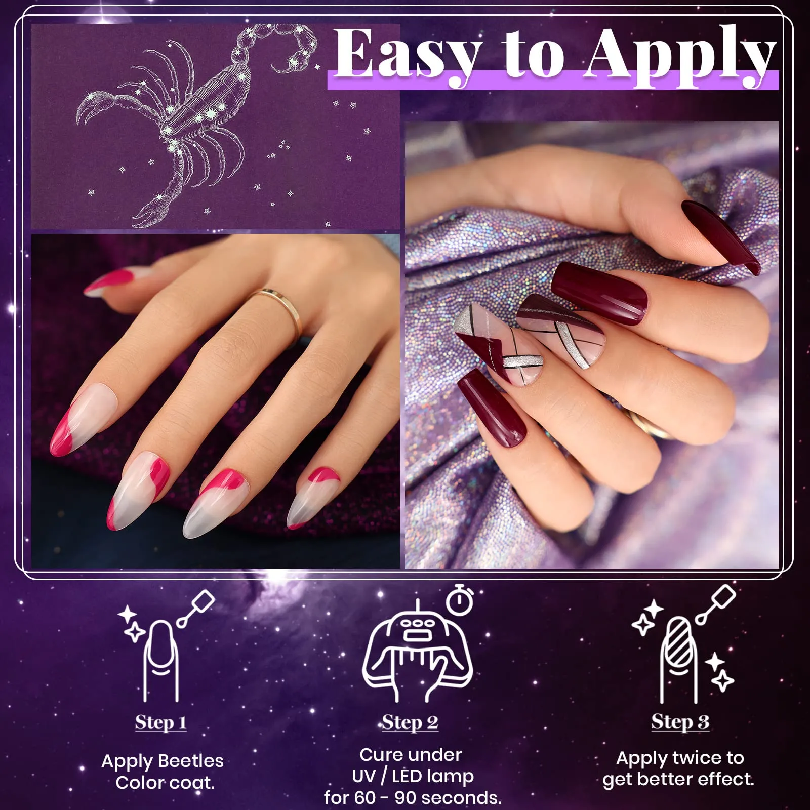 Scorpio Damn Charm | 6 Colors Gel Polish Set