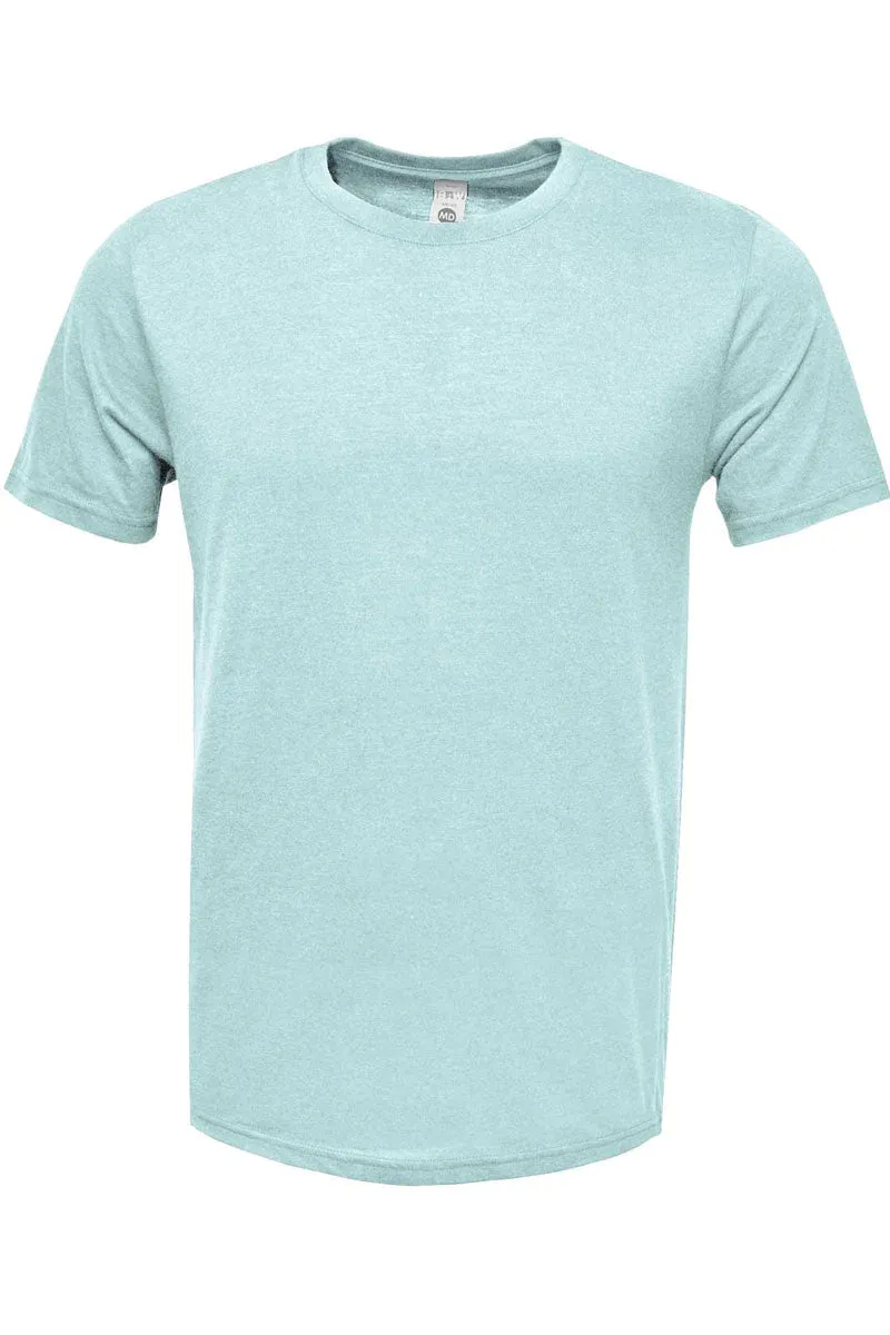 Script Leopard Baseball Mama Adult Soft-Tek Blend T-Shirt