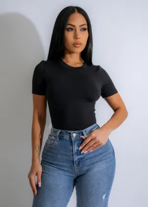 Sculpted Basics Bodysuit Black