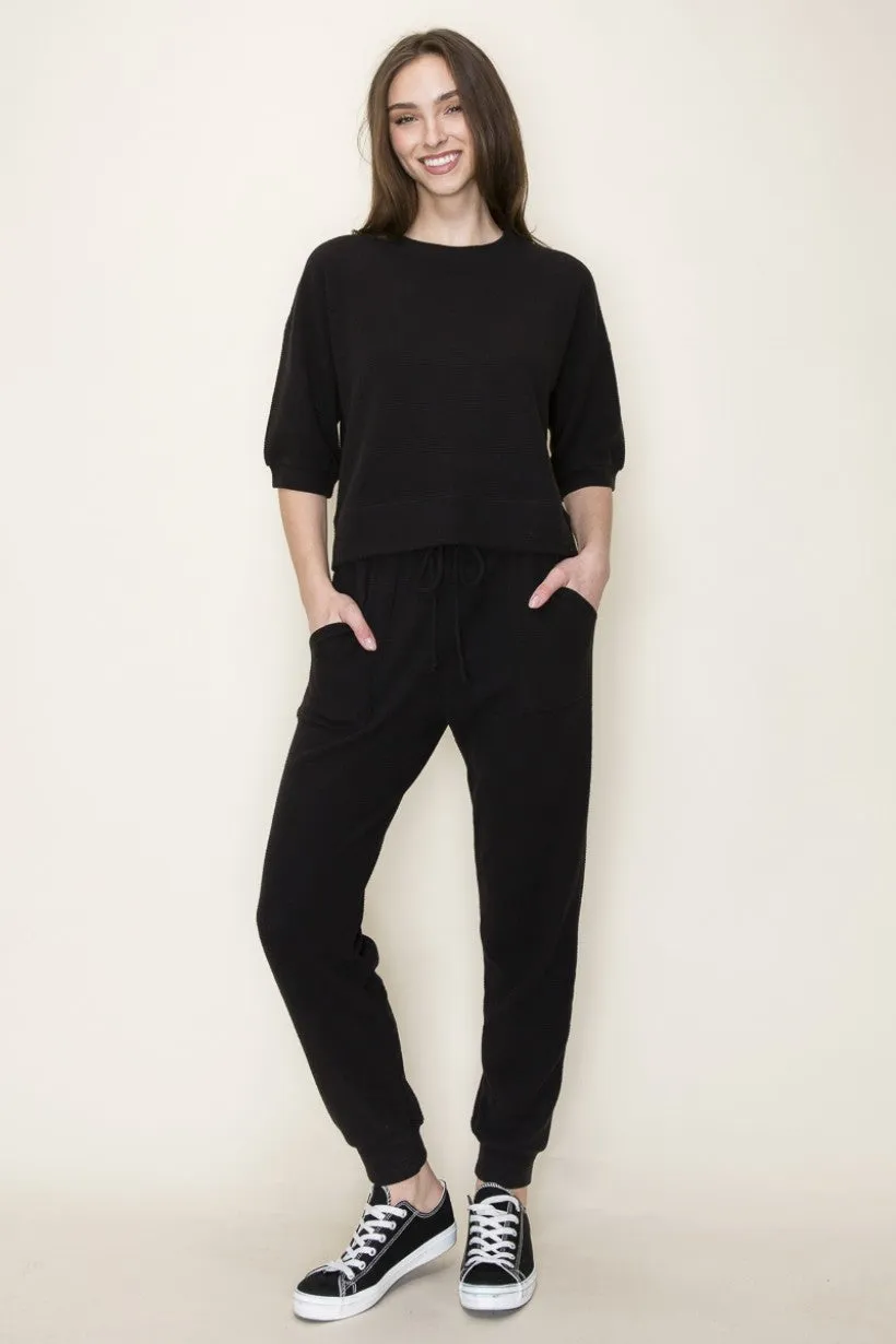 Selfless Effort Cloudy Knit Joggers