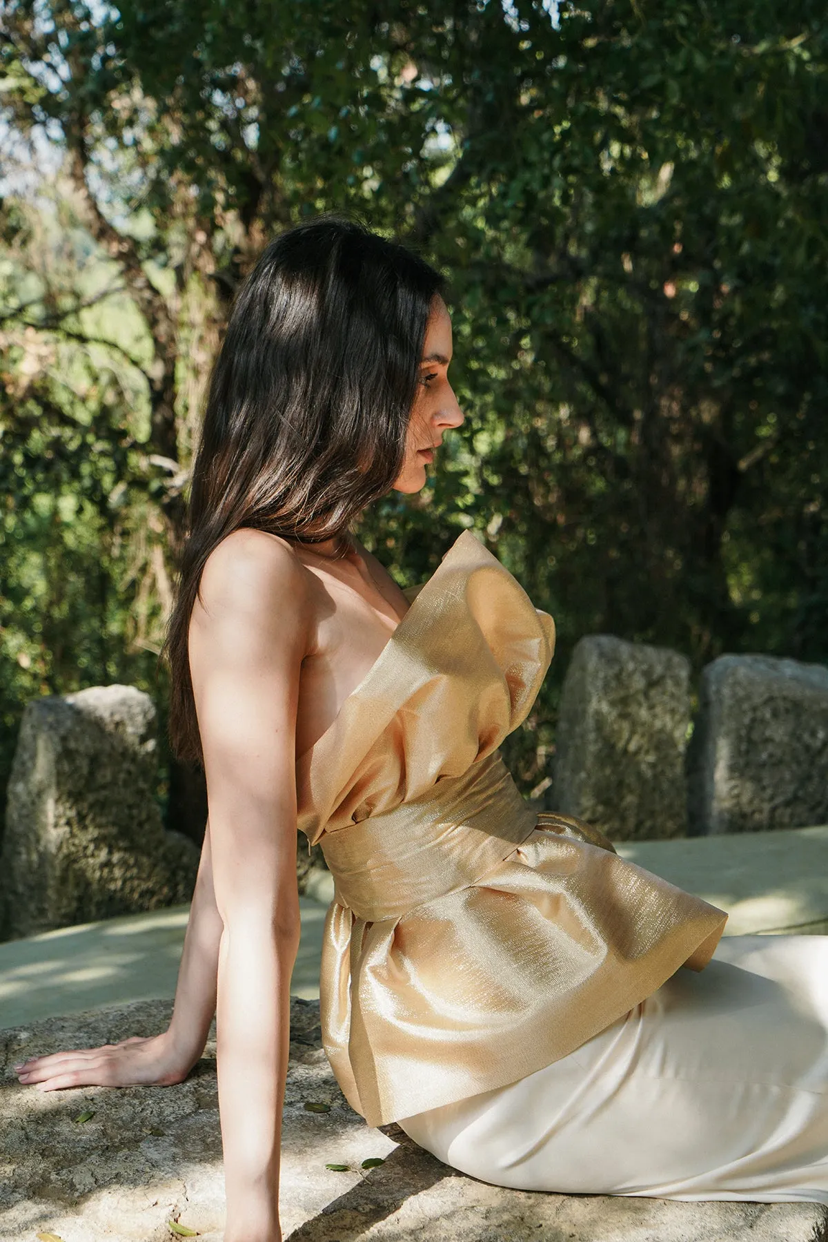Shell Gold Bustier